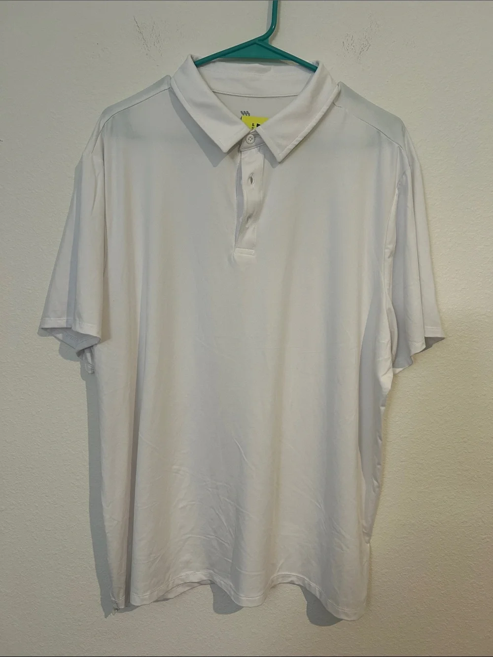 Men's White Polo Shirt - Classic Short Sleeve